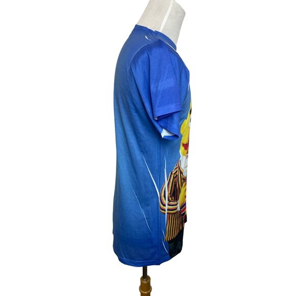 Bernie and Ernie Sesame Street Blue Dye Sublimated Print T-Shirt Sz L - NWT - Picture 3 of 10